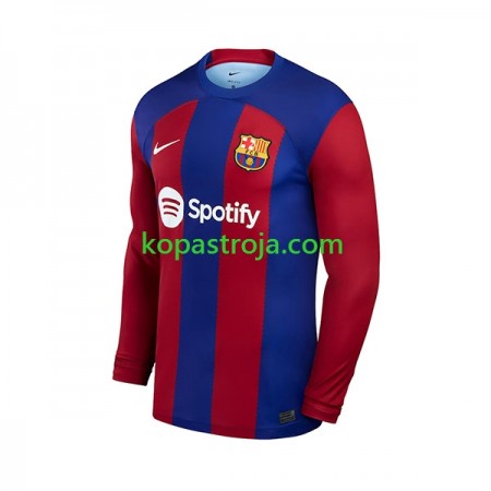 Billiga Fotbollströjor FC Barcelona Hemma tröja 2023/24 Långärmad